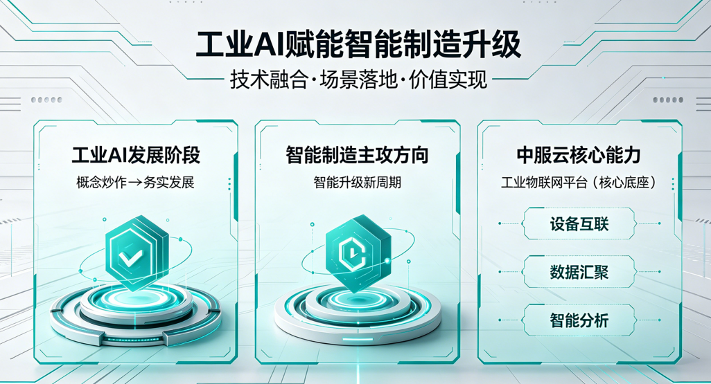 工业AI务实发展，中服云工业物联网平台赋能制造业智能化升级